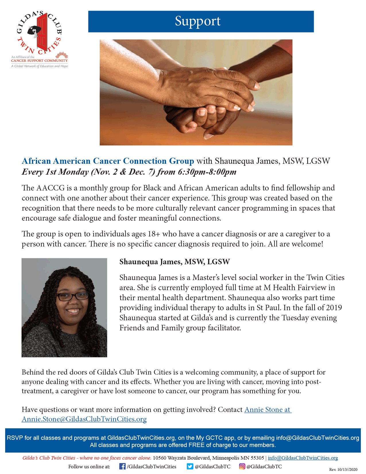 African American Cancer Connection Group