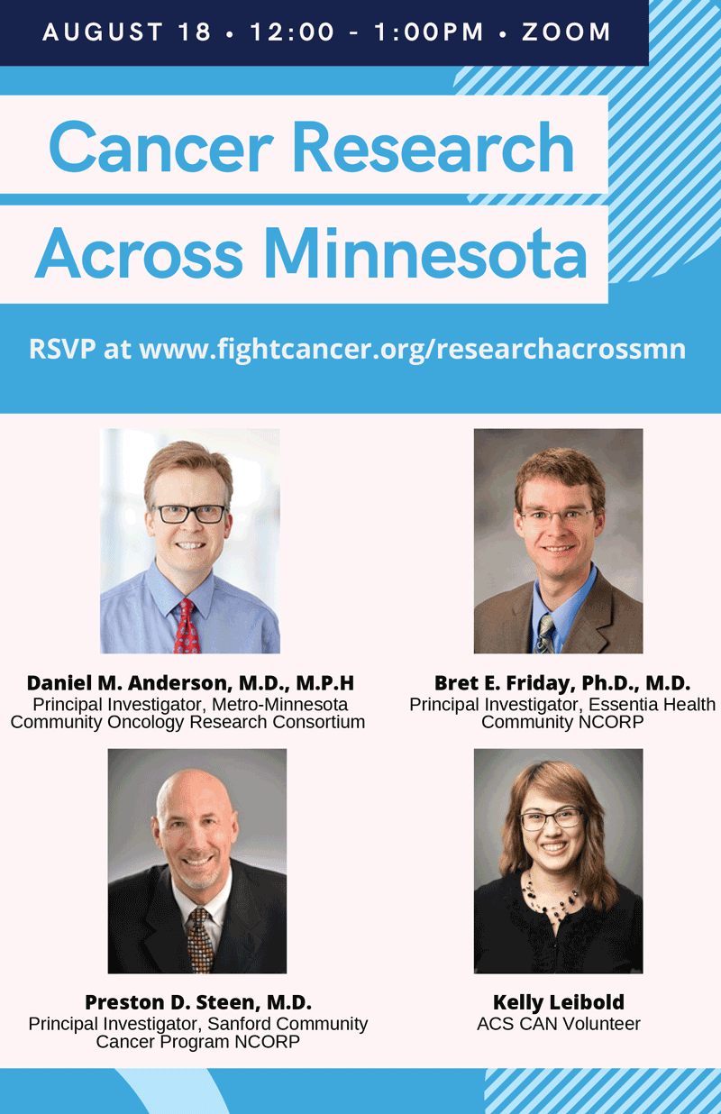 Cancer Research Across MN promo